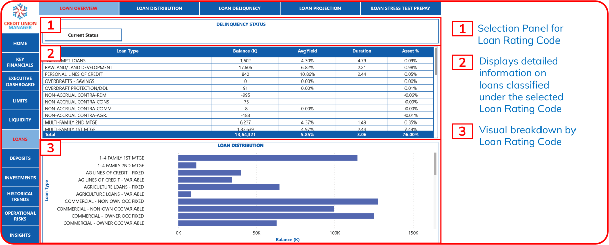 Loan Portfolio Monitor Dashboard